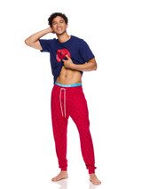 2-Piece Deep Red Moisture Wicking Jogger Set