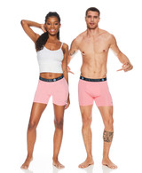 Non-Binary Performance Mesh Boxer Briefs, Pink