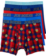 "Goofy Eyes" Plaid Performance Boxer Briefs