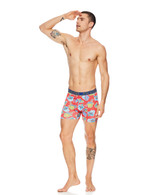 Joe Boxer Psychedelic Waves 4-Pack Cotton Stretch Boxer Briefs