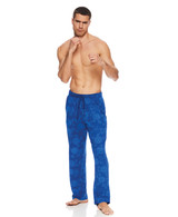 Blue "Subtle Licky" Open Leg Lounge Pants