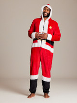 Joe Boxer Plush Santa Holiday Onesie