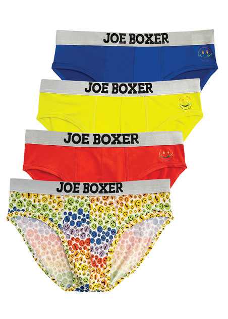 4-Piece Pride Edition Rainbow Microfiber Lo-Rise Brief Set