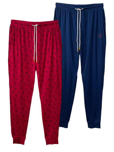 2-Piece Deep Red Moisture Wicking Jogger Set