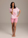 Oversized Tee & Biker Short Sleep Set, Pink