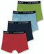 Youth 4-Pack Multicolor Solid Cotton Boxer Brief Set