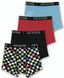 Youth 4-Pack Checkered Licky Cotton Boxer Brief Set