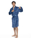 Navy Licky Logo Plush Robe