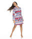 White Holiday Festival Lounge Robe