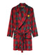 Tartan Plaid Plush Robe