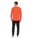 Bright Red Moisture Wicking Crew Neck Long Sleeve Shirt