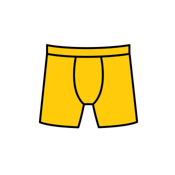 Joem Black Band Boxer Briefs Underwear Quick Dry Pouch Sports