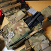D.A.R.K. Trauma Kit Multicam on Belt with Tourniquet holder open 