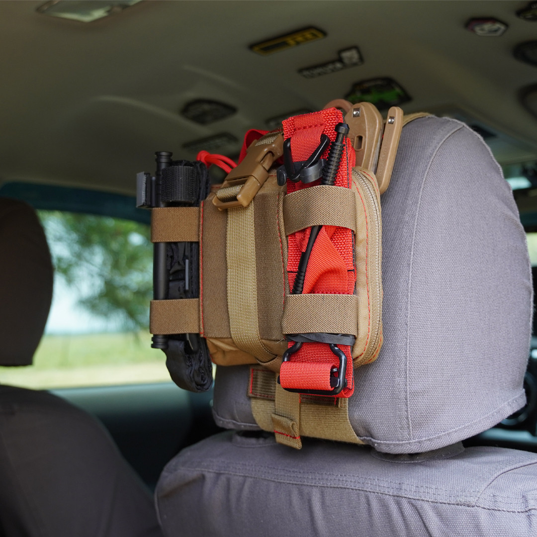 Headrest Emergency Deployment Rig (HEDR) Trauma Kit