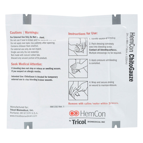 ChitoGauze® OTC Back