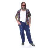MYCRO PANTS Men's Cotton Pants Solid w/ Print Pot Leaf, Phish Donut & Grateful Dead SYF