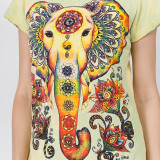 WOMEN'S ELEPHANT TOP Cotton No Time T-Shirt