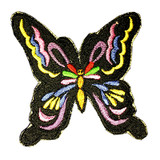 Embroidered Patch Butterfly (6 inches)