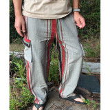 PADDY PANTS Men's Cargo Cotton Stonewash Pants With String