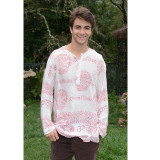 TAYLOR SHIRT Light Weight Cotton Ram Nam 3 Button Long Sleeve Unisex Kurtha