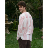 TAYLOR SHIRT Light Weight Cotton Ram Nam 3 Button Long Sleeve Unisex Kurtha