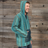 PALO ALTO HOODY Brushed Gherri Cotton Hooded Pull Over w/ GD Prints