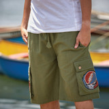 REUBEN SHORTS Cotton Men's Cargo Grateful Dead Shorts With SYF Embroidery