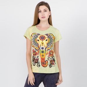 WOMEN'S ELEPHANT TOP Cotton No Time T-Shirt