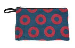 Cotton Phish Donut Print Coin Purse 10X6