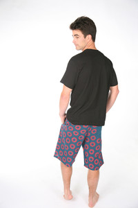 FISHMAN SHORTS Cotton Men's Phish Donut Print Cargo Shorts