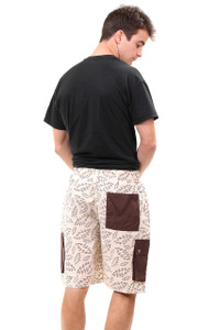 HUNTER SHORTS Cotton Bolt Print Cargo Grateful Dead Shorts