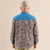 SILLY SIMON THE FUN GUY SHIRT Men's Cotton Retro Mushroom Print Long Sleeve Button Up Shirt
