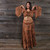 QUEEN JANE BELL TOP Silk Super Belll Sleeve Cinch Front Top