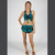 ANDREA SHORT  Rayon Spandex Hand Tie Dye Ruffle Hot Shorts