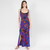 NEELA DRESS - Rayon Spandex Corset Back Maxi Dress With Side Slit-Mudmee
