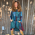 DREAMCATCHER JACKET Cotton Patchwork Double Collar Scallop Cut Zip Up Jacket w/ pockets