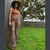 OLOMPALI PANTS Cotton Spandex Tie Dye Dye Stonewash Razor Cut Booty Pants w/ Tonal Grateful Dead Bear Embroidery - Brown