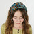 SHROOMY BLOOMY HEADBAND Cotton Spandex Groovy All Over Mushroom Print Headband