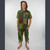 JASPER DIGGERS Cotton Stripied Stonewash Patchwork Elastic Drawstring  Waist 5 Pocket Men's Cargo Clam Diggers 3/4 Pants
