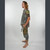 JASPER DIGGERS Cotton Stripied Stonewash Patchwork Elastic Drawstring  Waist 5 Pocket Men's Cargo Clam Diggers 3/4 Pants