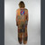RIFKIN VEST Cotton Stripied Stonewash Patchwork Button Up Vest w/ Grateful Dead Steal Your Face Back Embroidery
