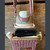 Cotton Water Bottle Holder w/ Outside Zipper Pocket & Grateful Dead Bolt Embroidery