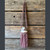 Cotton Water Bottle Holder w/ Outside Zipper Pocket & Adjustable Straps