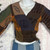 ROSIE COVER UP Cotton Patchwork Wide Sleeve Wrap Top w/ Grateful Dead Block Prints