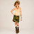FOUR WINDS SKIRT Stonewashed Corduroy Patchwatch Snap Up Mini Skirt w/ Spaced Out SYF Embroidery & Pockets
