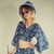 SHINING ON ME TOP Cotton GD Print Wide Sleeve Wrap Top Shinning  Dye
