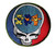 GRATEFUL DEAD 3 BEAR STEAL YOUR FACE  Embroidered Hippie Patch (8 inches)