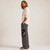 RIPPLE THREADS PANTS Heavy Striped Cotton & Tie Dye Elastic Drawstring Waist Cargo Pants w/ Bolt Cut Out & Bolt Buttons
