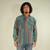 CANYON SOUL SHIRT Heavy Cotton & Solid Patchwork Long Sleeve Button Up Western Shirt  w/ Pockets