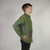 ROAD TRIP SHIRT Striped Cotton Patchwork Long Sleeve Collar Shirt w/ Front Chest Pocket